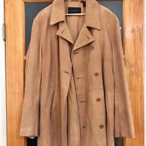 Donna Karan leather coat
